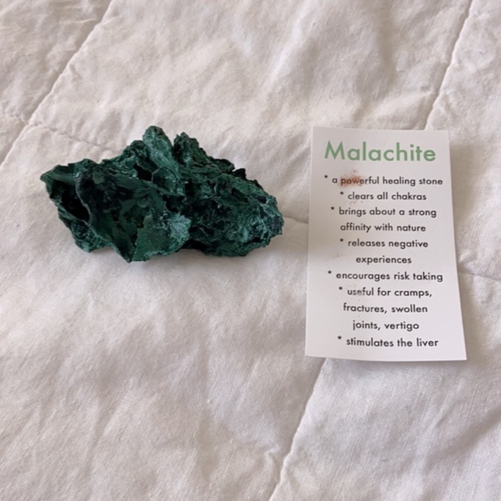 Malachite Healing Stone Cluster Purchased In Sedona